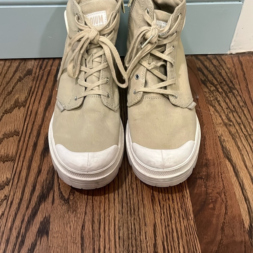 Palladium Tan High-Top Sneakers